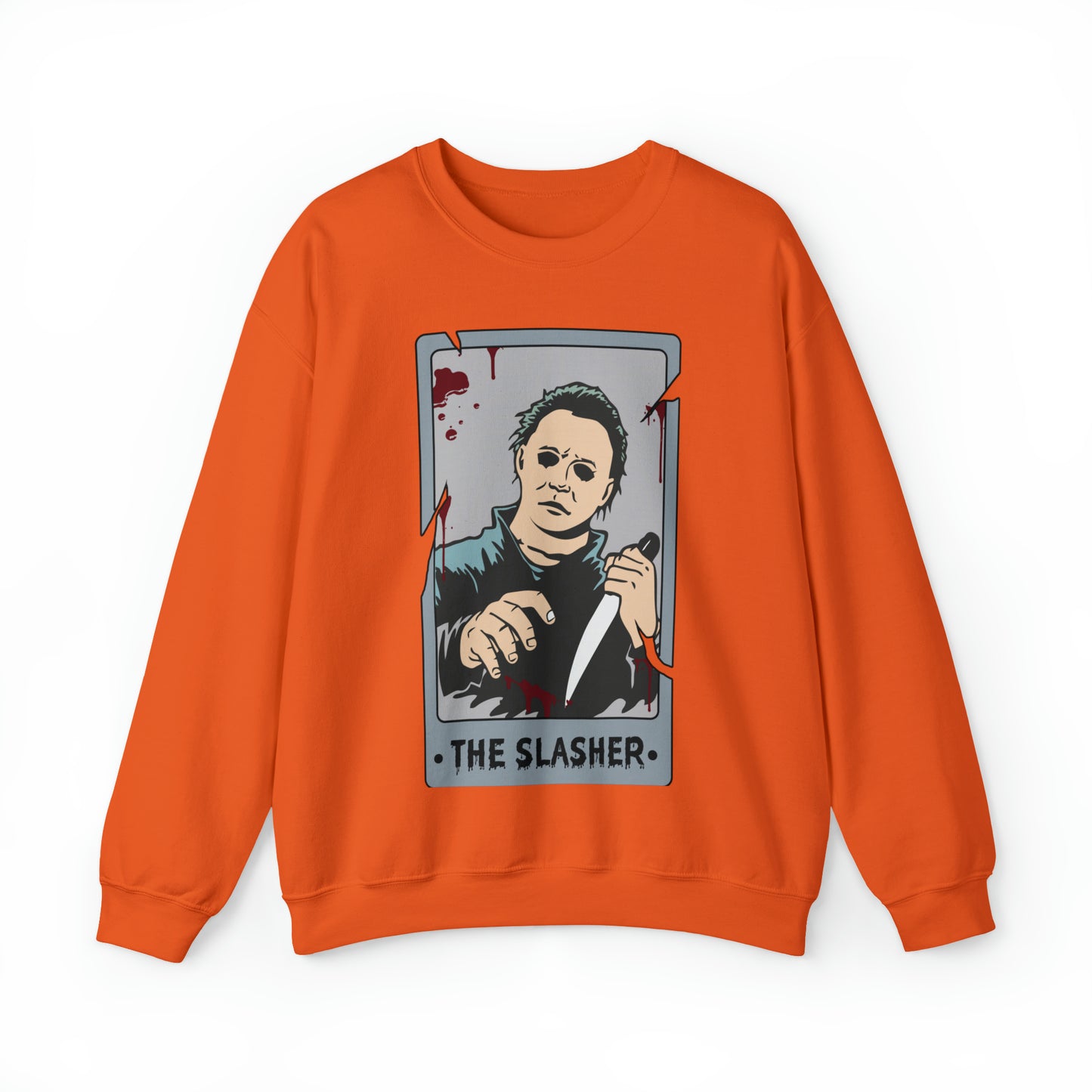 The Slasher Tarot Card Unisex Heavy Blend™ Crewneck Sweatshirt