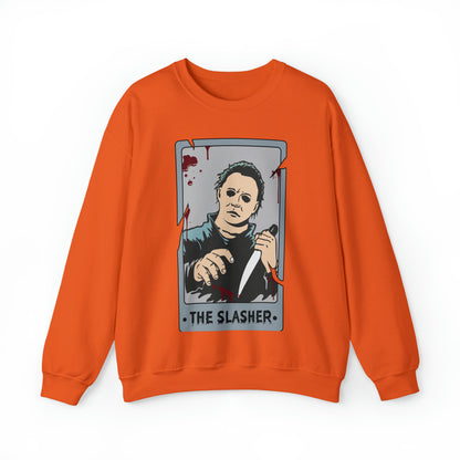 The Slasher Tarot Card Unisex Heavy Blend™ Crewneck Sweatshirt