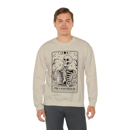 The Overthinker Tarot Card Unisex Heavy Blend™ Crewneck Sweatshirt