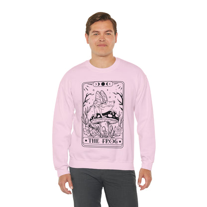 The Frog Tarot Card Unisex Heavy Blend™ Crewneck Sweatshirt