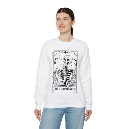 The Overthinker Tarot Card Unisex Heavy Blend™ Crewneck Sweatshirt