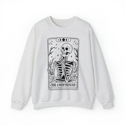 The Overthinker Tarot Card Unisex Heavy Blend™ Crewneck Sweatshirt