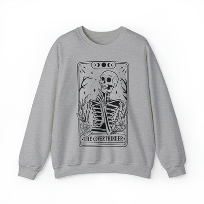 The Overthinker Tarot Card Unisex Heavy Blend™ Crewneck Sweatshirt