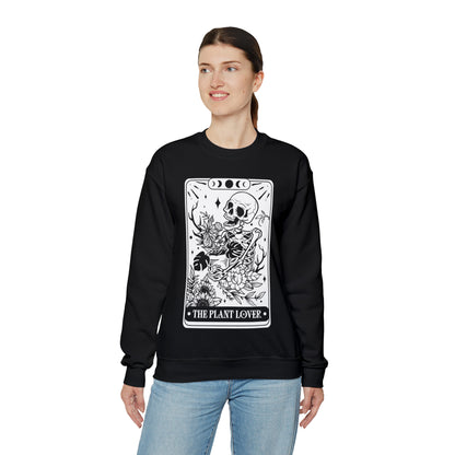 The Plant Lover Tarot Card Unisex Heavy Blend™ Crewneck Sweatshirt