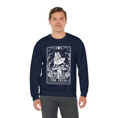 The Frog Tarot Card Unisex Heavy Blend™ Crewneck Sweatshirt