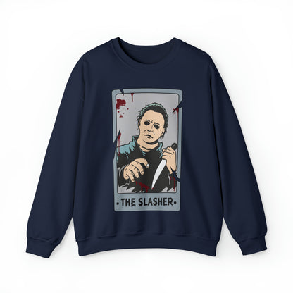 The Slasher Tarot Card Unisex Heavy Blend™ Crewneck Sweatshirt