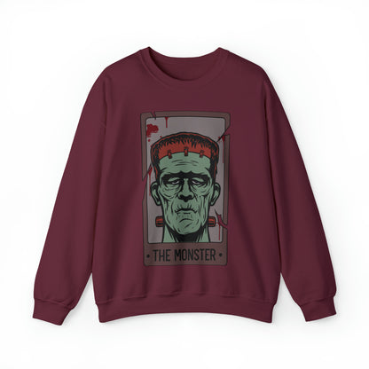 The Monster Tarot Card Unisex Heavy Blend™ Crewneck Sweatshirt