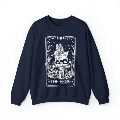 The Frog Tarot Card Unisex Heavy Blend™ Crewneck Sweatshirt