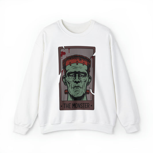 The Monster Tarot Card Unisex Heavy Blend™ Crewneck Sweatshirt
