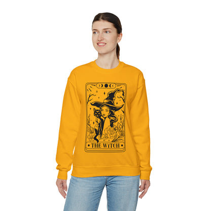 The Witch Tarot Card Unisex Heavy Blend™ Crewneck Sweatshirt