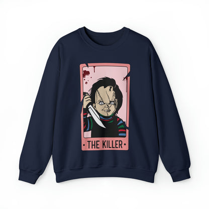 The Killer Tarot Card Unisex Heavy Blend™ Crewneck Sweatshirt