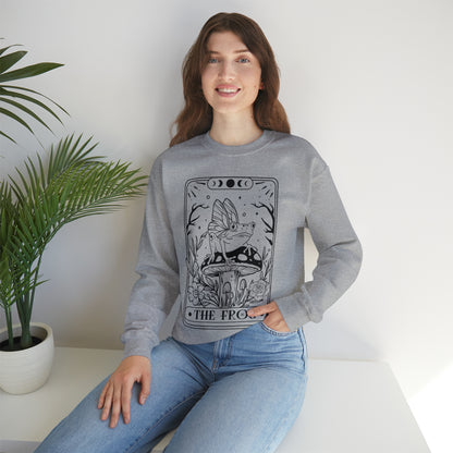 The Frog Tarot Card Unisex Heavy Blend™ Crewneck Sweatshirt