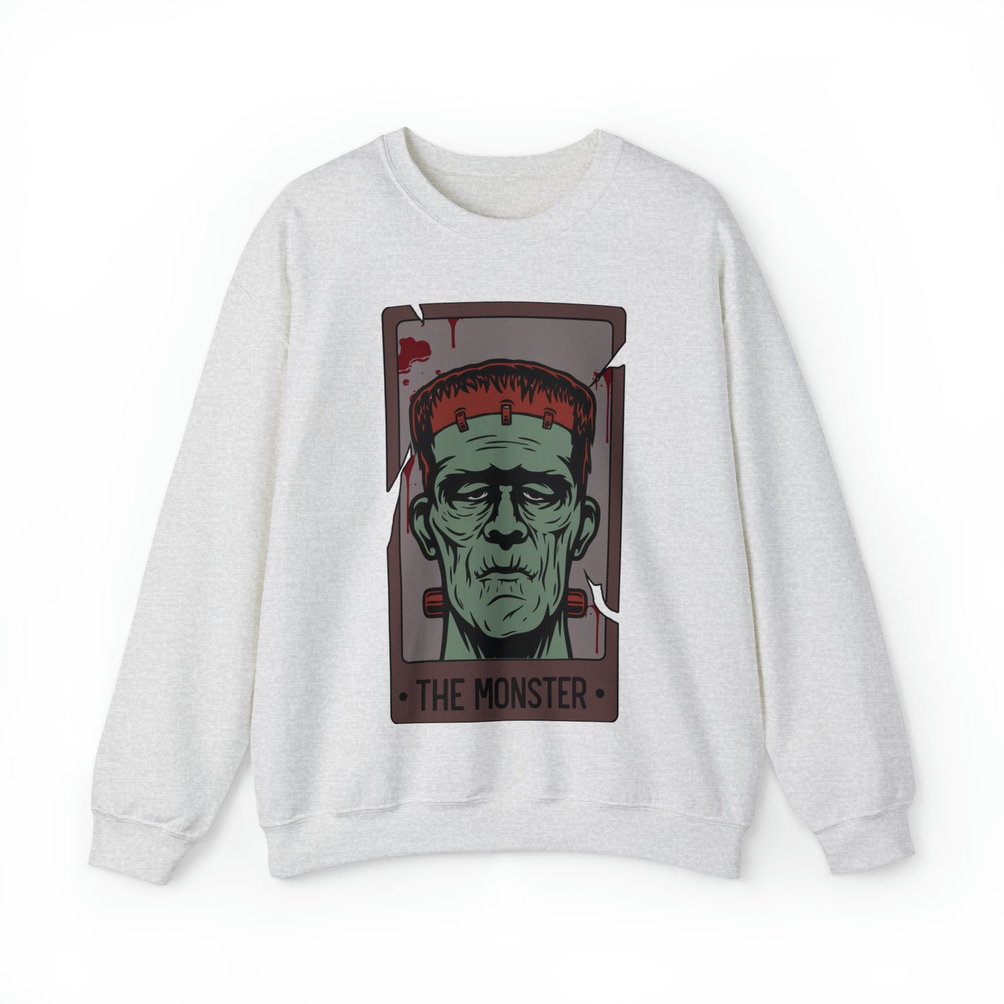The Monster Tarot Card Unisex Heavy Blend™ Crewneck Sweatshirt