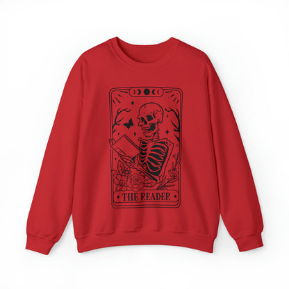 The Reader Tarot Card Unisex Heavy Blend™ Crewneck Sweatshirt
