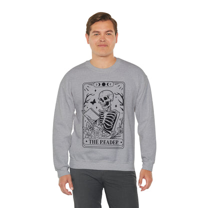 The Reader Tarot Card Unisex Heavy Blend™ Crewneck Sweatshirt