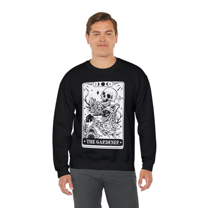 The Gardener Tarot Card Unisex Heavy Blend™ Crewneck Sweatshirt