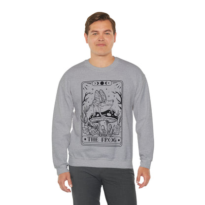 The Frog Tarot Card Unisex Heavy Blend™ Crewneck Sweatshirt