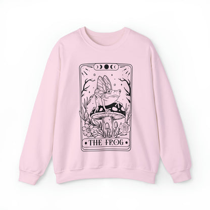 The Frog Tarot Card Unisex Heavy Blend™ Crewneck Sweatshirt
