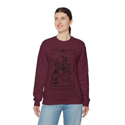 The Plant Lover Tarot Card Unisex Heavy Blend™ Crewneck Sweatshirt