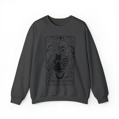 The Cat Lover Tarot Card Unisex Heavy Blend™ Crewneck Sweatshirt