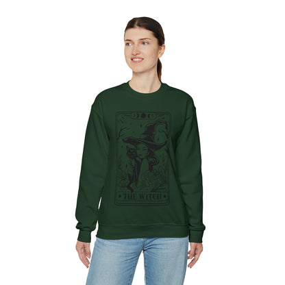The Witch Tarot Card Unisex Heavy Blend™ Crewneck Sweatshirt