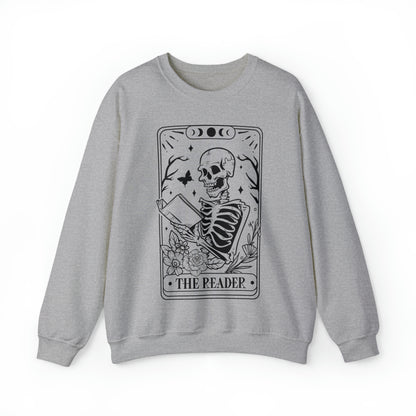 The Reader Tarot Card Unisex Heavy Blend™ Crewneck Sweatshirt