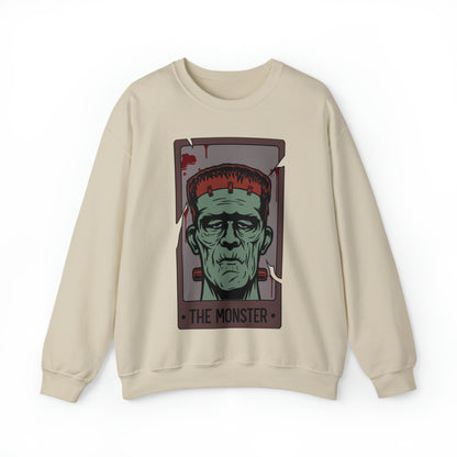 The Monster Tarot Card Unisex Heavy Blend™ Crewneck Sweatshirt