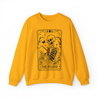 The Reader Tarot Card Unisex Heavy Blend™ Crewneck Sweatshirt