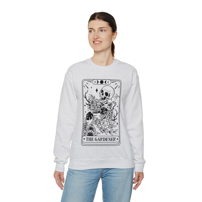 The Gardener Tarot Card Unisex Heavy Blend™ Crewneck Sweatshirt