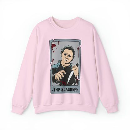 The Slasher Tarot Card Unisex Heavy Blend™ Crewneck Sweatshirt