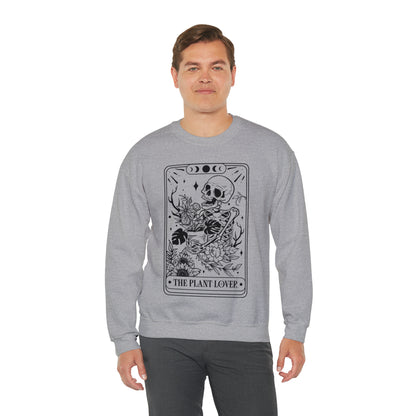 The Plant Lover Tarot Card Unisex Heavy Blend™ Crewneck Sweatshirt