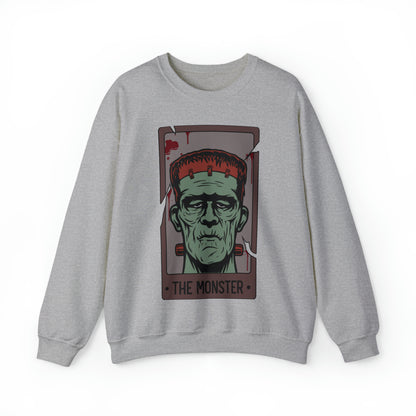 The Monster Tarot Card Unisex Heavy Blend™ Crewneck Sweatshirt