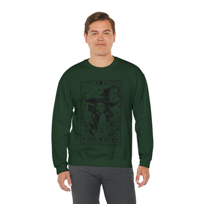 The Witch Tarot Card Unisex Heavy Blend™ Crewneck Sweatshirt