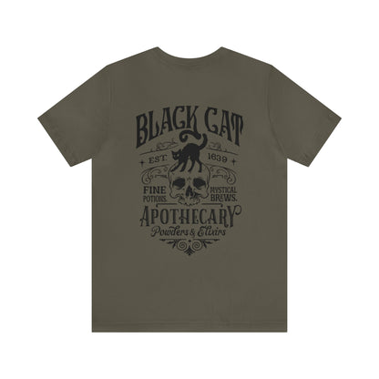 Black Cat Apothecary w/ Skull