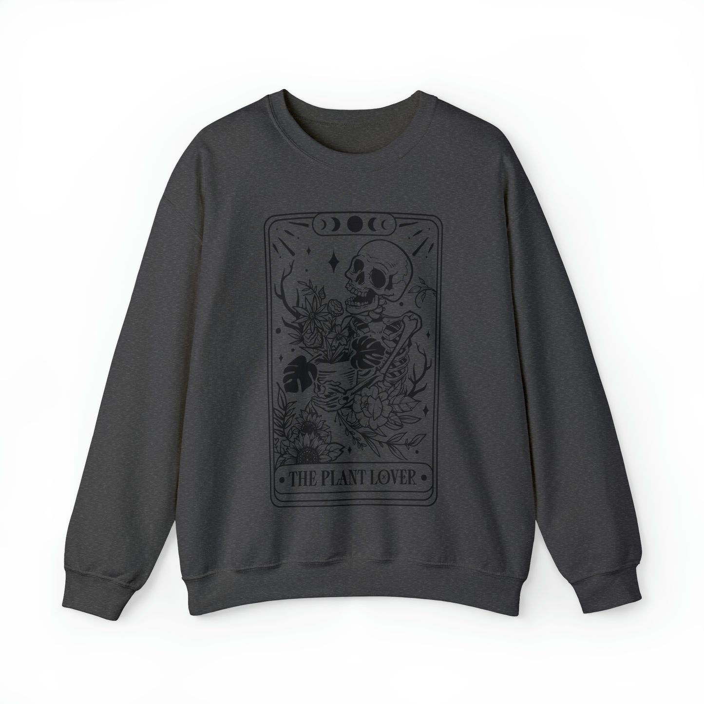 The Plant Lover Tarot Card Unisex Heavy Blend™ Crewneck Sweatshirt