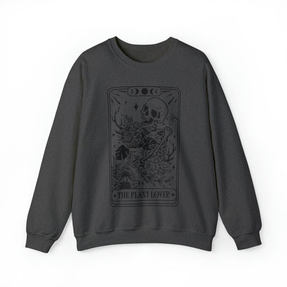 The Plant Lover Tarot Card Unisex Heavy Blend™ Crewneck Sweatshirt