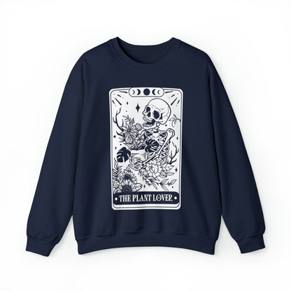The Plant Lover Tarot Card Unisex Heavy Blend™ Crewneck Sweatshirt
