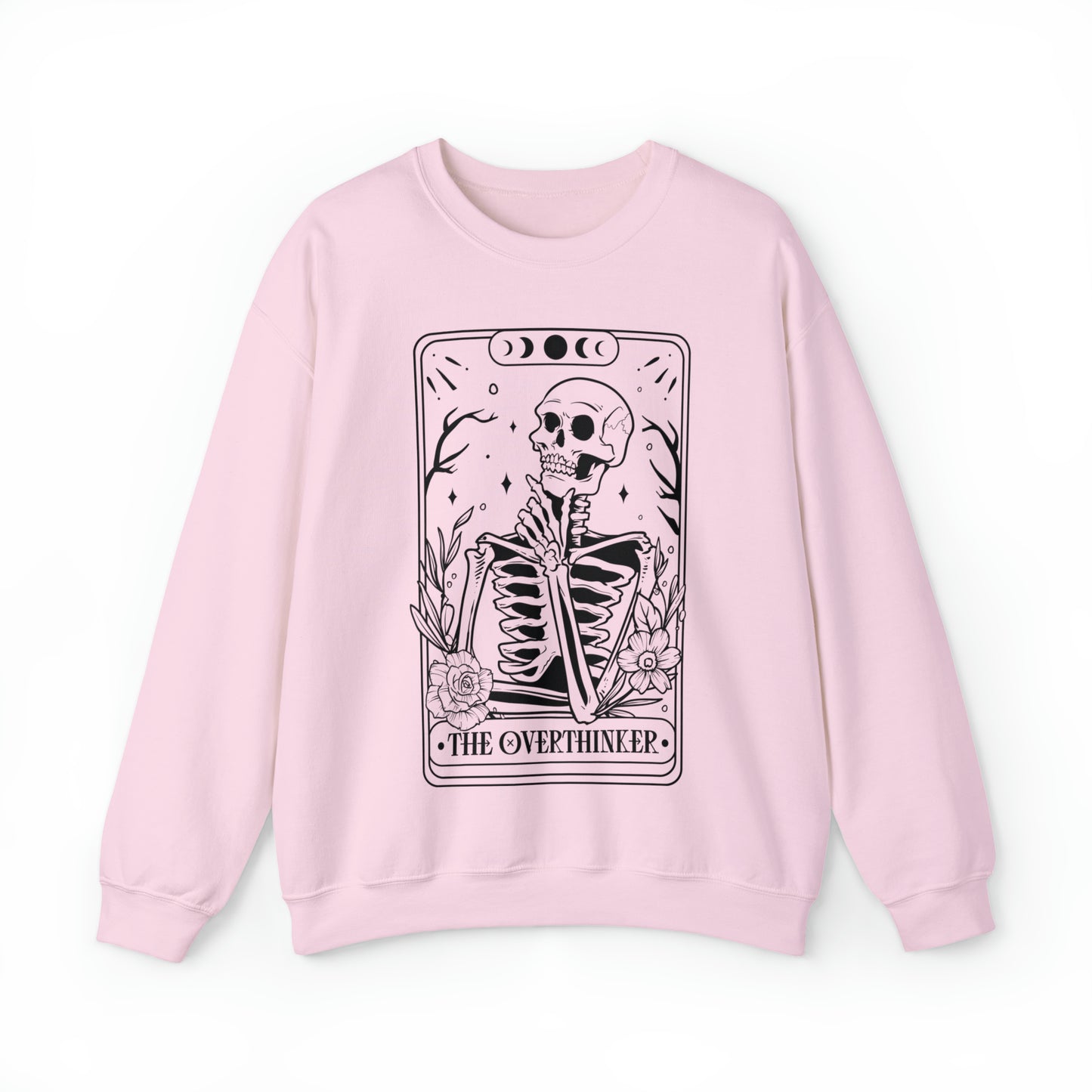 The Overthinker Tarot Card Unisex Heavy Blend™ Crewneck Sweatshirt
