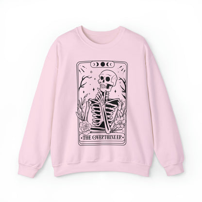The Overthinker Tarot Card Unisex Heavy Blend™ Crewneck Sweatshirt