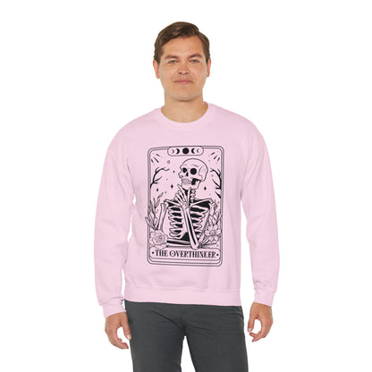 The Overthinker Tarot Card Unisex Heavy Blend™ Crewneck Sweatshirt