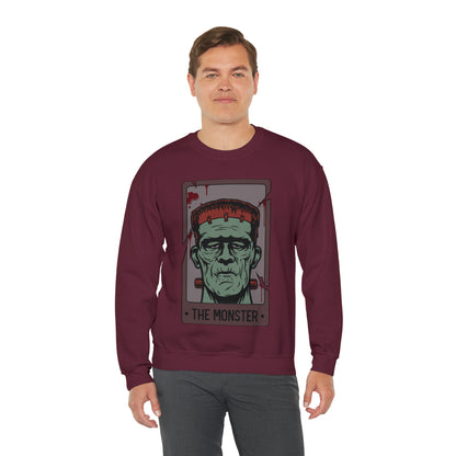 The Monster Tarot Card Unisex Heavy Blend™ Crewneck Sweatshirt