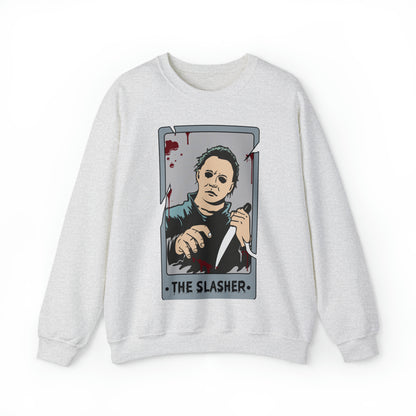 The Slasher Tarot Card Unisex Heavy Blend™ Crewneck Sweatshirt