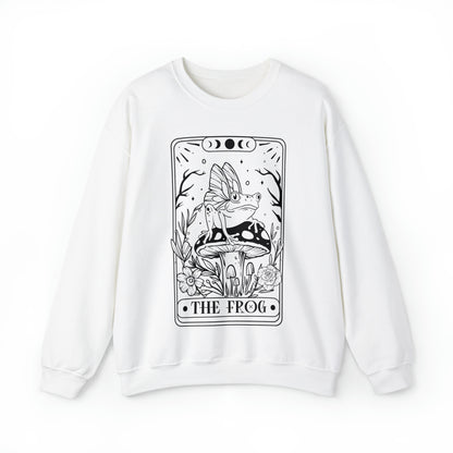 The Frog Tarot Card Unisex Heavy Blend™ Crewneck Sweatshirt