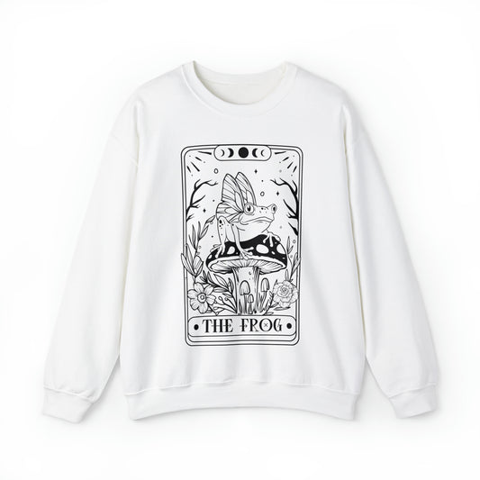 The Frog Tarot Card Unisex Heavy Blend™ Crewneck Sweatshirt