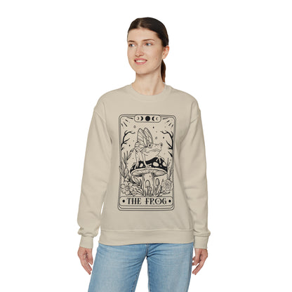 The Frog Tarot Card Unisex Heavy Blend™ Crewneck Sweatshirt