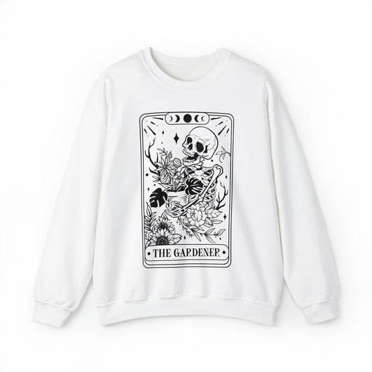 The Gardener Tarot Card Unisex Heavy Blend™ Crewneck Sweatshirt