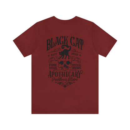 Black Cat Apothecary w/ Skull