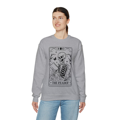 The Reader Tarot Card Unisex Heavy Blend™ Crewneck Sweatshirt