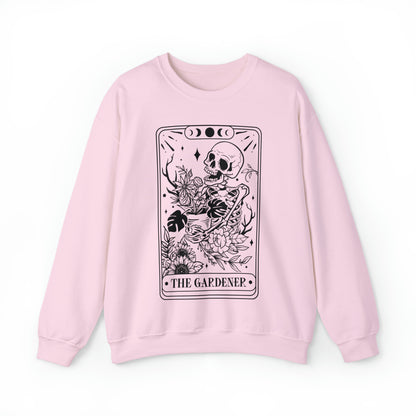 The Gardener Tarot Card Unisex Heavy Blend™ Crewneck Sweatshirt