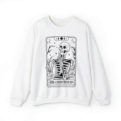 The Overthinker Tarot Card Unisex Heavy Blend™ Crewneck Sweatshirt